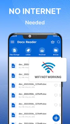 Word Office - PDF, Docx, XLSX android App screenshot 1