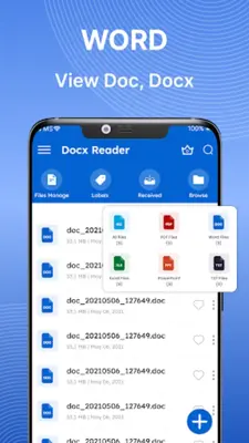 Word Office - PDF, Docx, XLSX android App screenshot 6